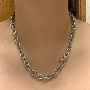Drawn Cable Chain Necklace,Thick Chain Necklace